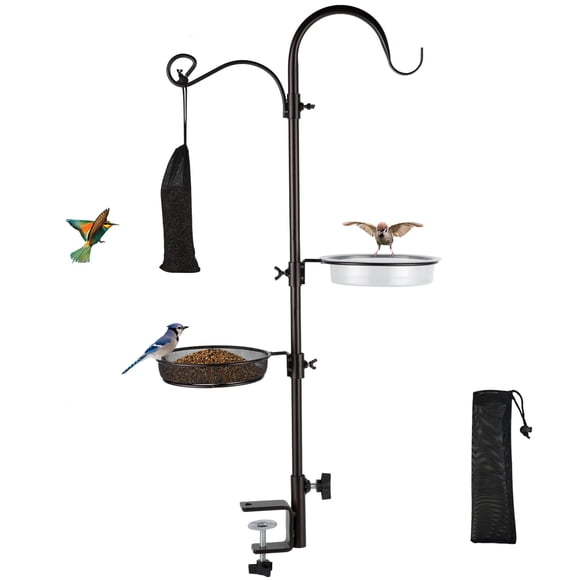 Comedero múltiple para pájaros MIXXIDEA con bañera, 81 cm