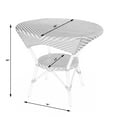 thumbnail image 7 of Butler Ciel Brown and Beige  Rattan Dining Table, 7 of 7