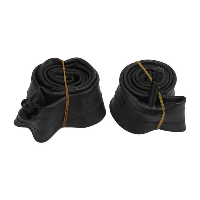 Butyl Rubber Bike Inner Tube, Bicycle Rim Rubber Inner Tube Electrical Insulation Long Service Life Aging Resistance Ozone Resistance for Bike