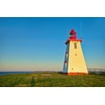 thumbnail image 2 of Jaynes Gallery 18x13 White Modern Wood Framed Museum Art Print Titled - Canada-Prince Edward Island Souris East Lighthouse on Knight Point at sunrise, 2 of 4