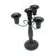 thumbnail image 3 of Candelabro de vela, candelabro de hierro para Hotel, 23,5 cm de altura, decoración decorativa funcional, candelabro elegante, candelabro de Metal Negro, 3 of 8