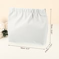 thumbnail image 5 of Unique Bargains Mini Cosmetic Bag Small Portable Makeup Bag Multiple Inner Pocket Storage Bag Women Cosmetic Pouch White, 5 of 7