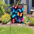 thumbnail image 5 of HemaKeyy Decorative Butterfly Garden Flag - Perfect Outdoor Decor - Ideal for Patios, Porches and Yards, 5 of 6