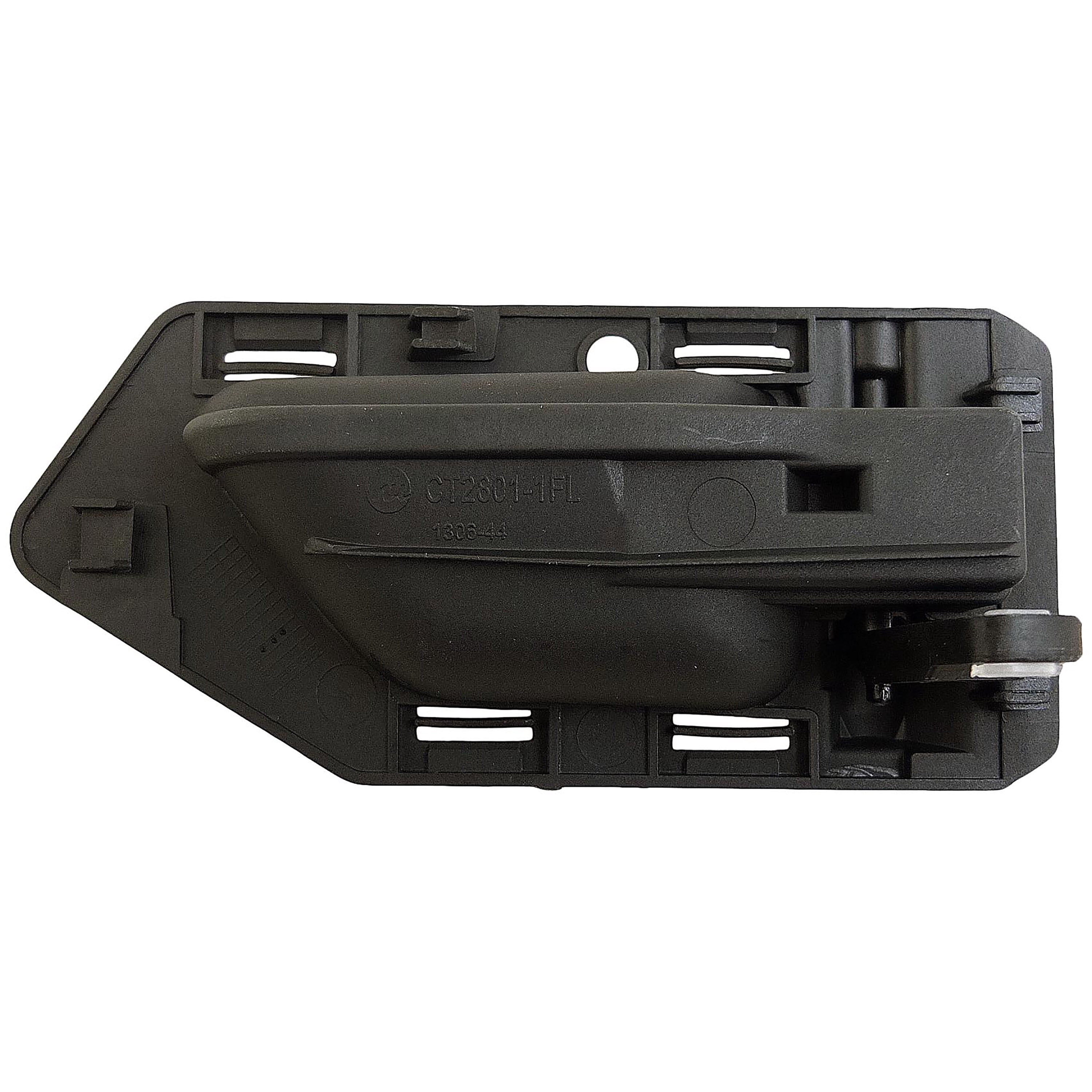 Dorman 875MX Front Driver Side Interior Door Handle for Specific Peugeot Models, Black; Textured
