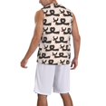 thumbnail image 2 of Sikiie Cute Puppy Basketball Jersey Reversible Men's Mesh Athletic Sports Shirts Training Practice S-4XLXX-Large, 2 of 6