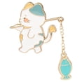 thumbnail image 3 of Broche creativo para pareja, gatito pescando, lindo dibujo animado, insignia, pin, regalo para estudiantes, decoración, 3 of 5