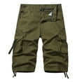thumbnail image 2 of jsaierl Men's Cargo Shorts Big and Tall Multi Pockets Shorts Outdoor Combat Shorts Classic Hiking Cargo Shorts, 2 of 5