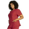 thumbnail image 3 of Cherokee Form Scrubs Top For Women V-Neck CK840, XS, Ruby Punch, 3 of 7