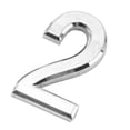 thumbnail image 4 of 2x Licencia de Número de Plástico Color Plata Gloria Número 2 + Número 5, 4 of 7