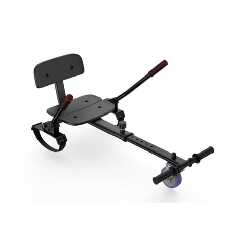 SISIGAD Hoverboard Go Kart, Hoverboard Seat Attachment for 6.5" 8" 10" Self Balancing Scooter, Length Adjustable, Black