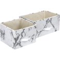 thumbnail image 3 of Sorbus Commode avec 5 Tiroirs - Cadre Blanc, Tiroirs en Marbre Blanc, 3 of 7
