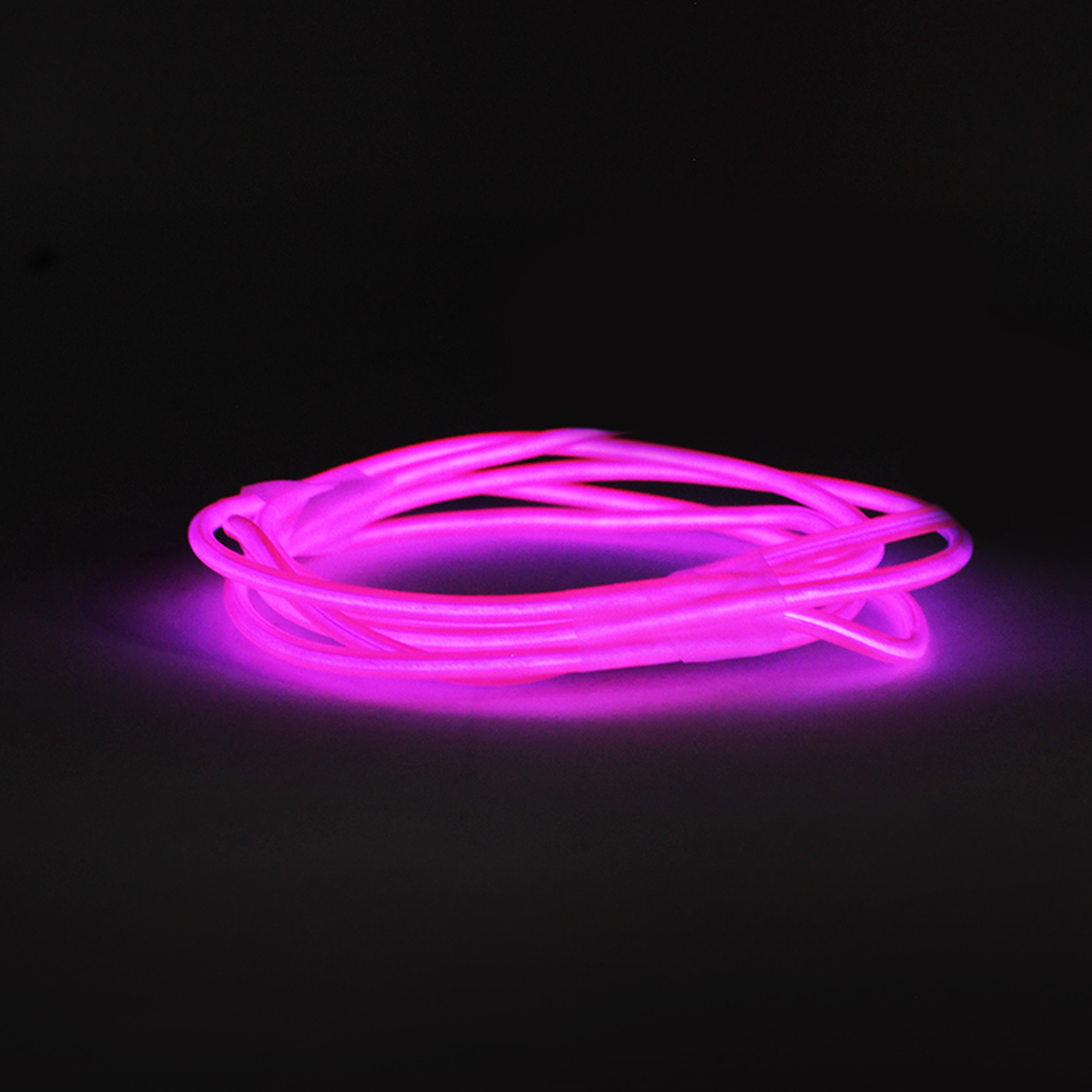 Perfect Holiday Pink Neon LED string strip Light Glow EL Wire, 9 Feet