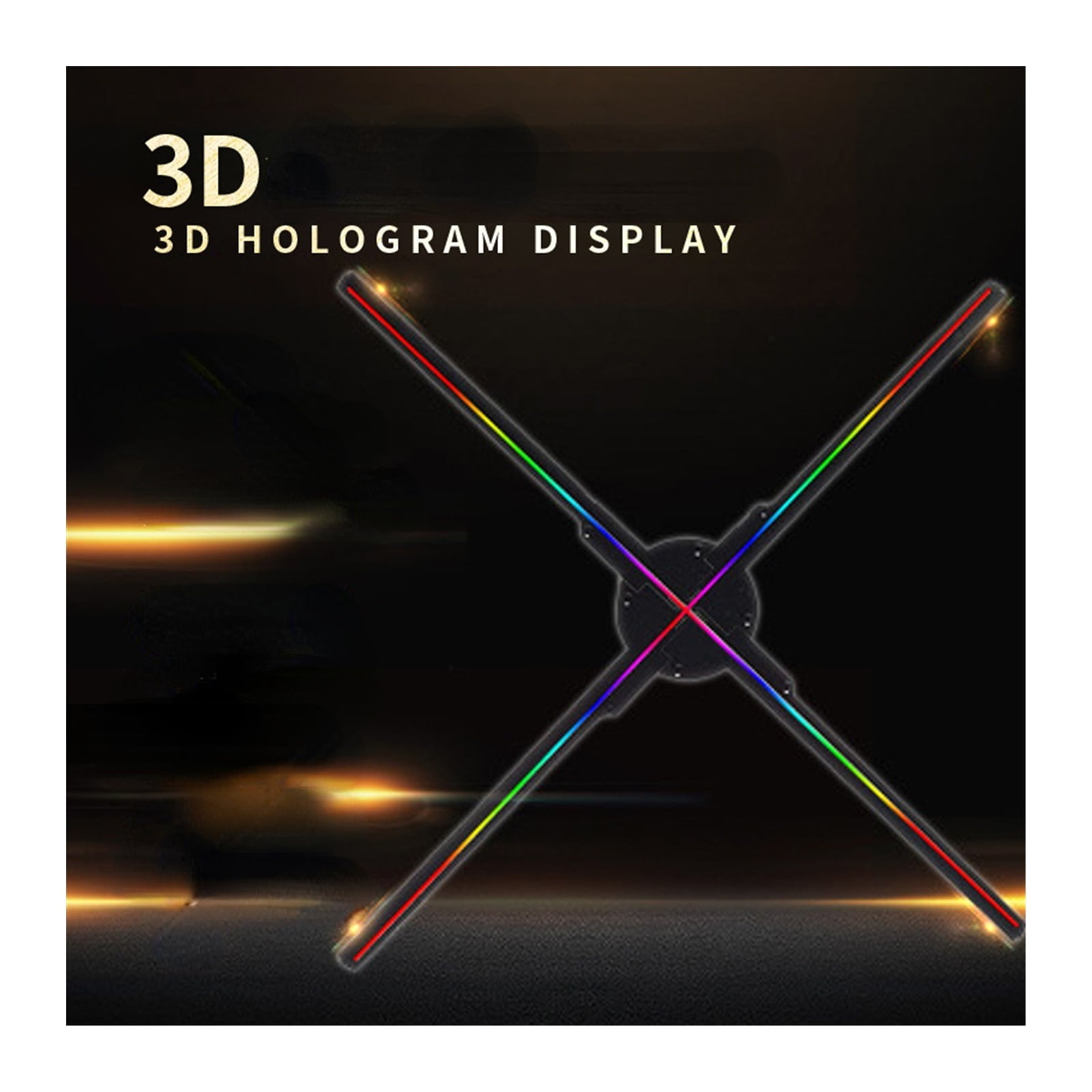 39.37inch 3d Fan Hologram Projector 3d Display Advertising Logo Light Easily Control Floating Art Decorative Holo Graphic ,Versatile And Practical