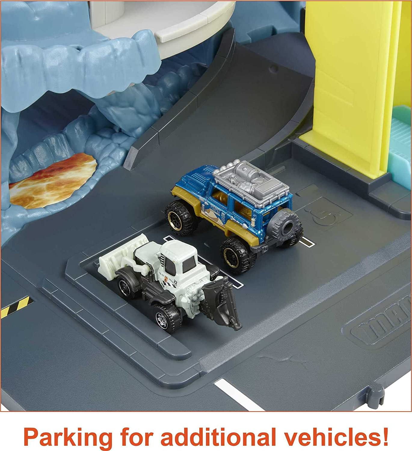 Matchbox Action Drivers Volcano Escape Playset with Lava Explosion