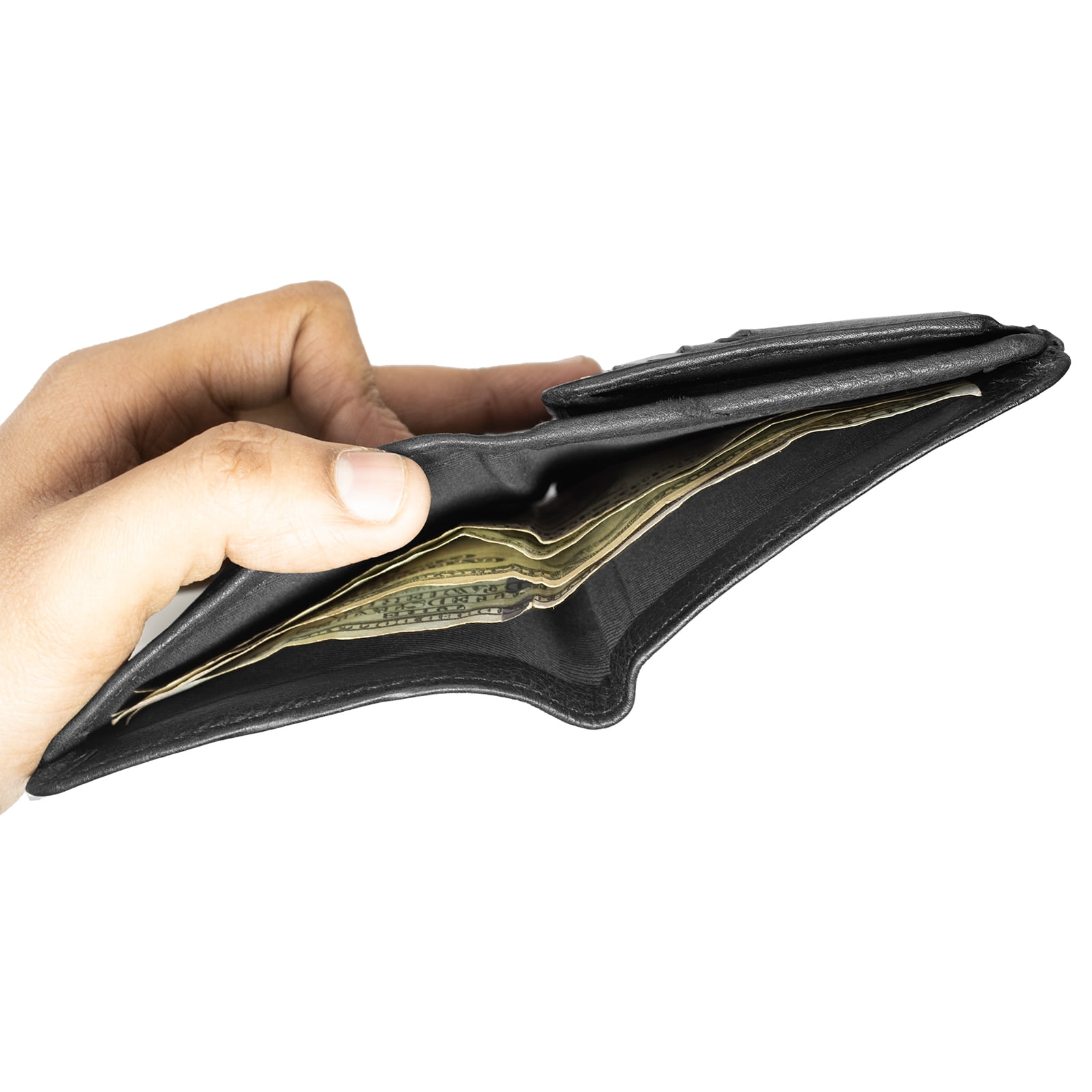 Genuine Leather ID Badge Wallet for Police, Law Enforcement Officer