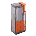 thumbnail image 3 of UsilkU Portable Dental Floss Dispenser Auto Popping Floss Pick Case with 10 Flosses for Travel Hotel Black Orange, 3 of 9