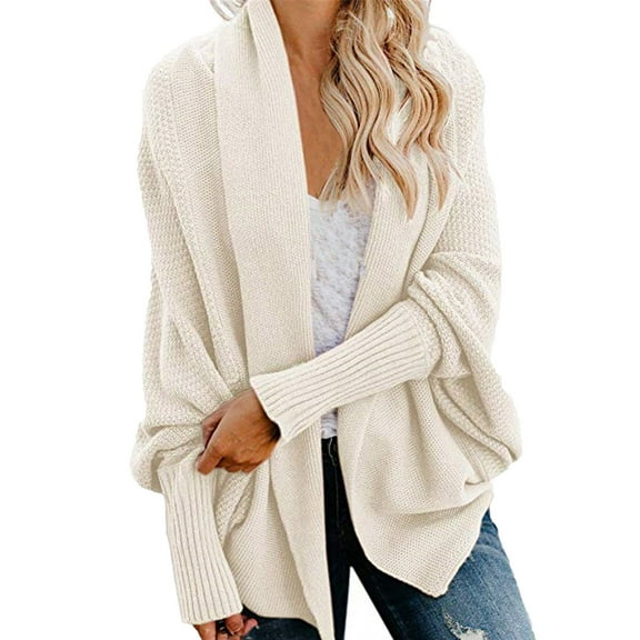 Scyoekwg Women Coats Fashion Fall Clothes for Women 2024 Fashion Long Sleeve Solid Cardigan Autumn Casual Coat Blouse Top Workout Tops Beige S