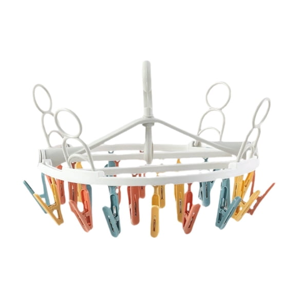 Percha para secar calcetines y ropa para lavandería de dormitorios Multicolor