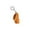 B, variant on Hearth & Gear Chicken Leg Chicken Wing Model Pendant Interesting Chicken French Fries Food Play Key Chain Hanging Decoration Chicken Leg Personal Alarm Womens compatible with Mace Spray Car Key Rings