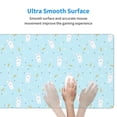 thumbnail image 4 of Pofeuu Cute Bunny Print Mouse Pad,Rubber, Multipurpose Comfortable Waterproof Mousepad Desk Mat for Gamer Office Home, 4 of 8