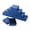 Marine Blue, variant on 24 Pack Necklace Earring Ring Box Gift Boxes Square 7.5cm Cardboard Packaging-White