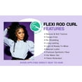Darling Flexi Rod Curls Crochet Hair 2X Pack, 14 inch, 1B, Female