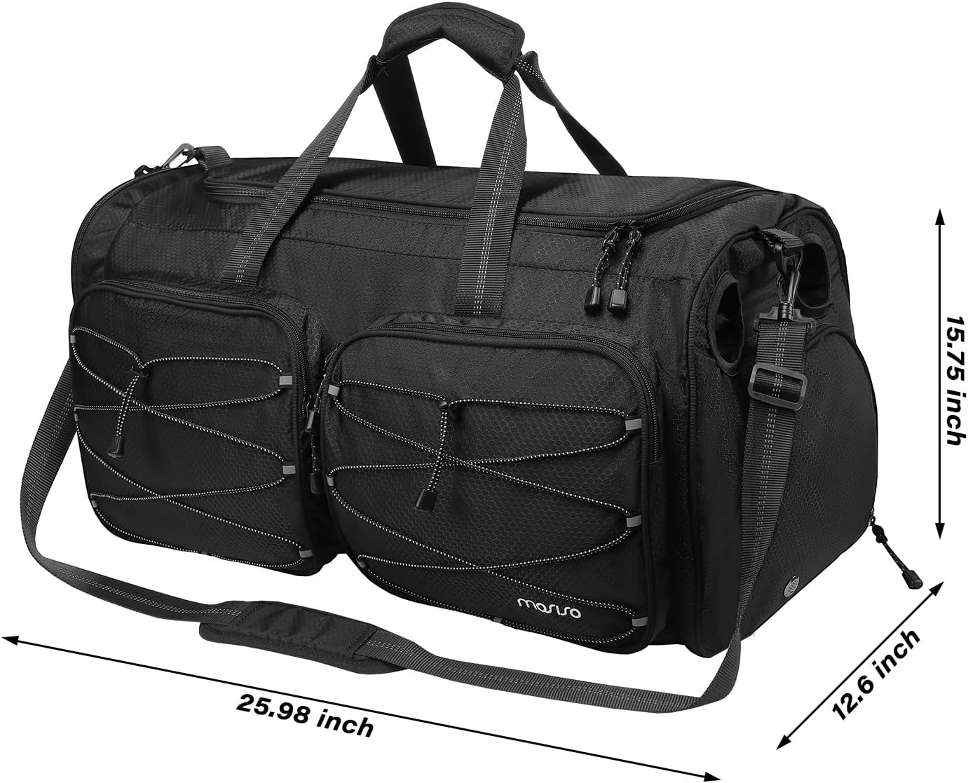 Mosiso Baseball Bag, Large Capacity Catchers Gear Bag Baseball Bat Bag with Shoe Compartment Baseball Shoulder bag with Handle for Men Women for Baseball Gear