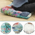 thumbnail image 2 of Dutch Velvet Square Meditation Pillow, Boho Floor Cushion, Meditation Pillows for Sitting on Floor, Yoga Cushion for Home and Outdoor Use, 22'' x 22'', 2 of 7