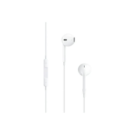 Apple EarPods Headphones with 3.5mm Plug, Wired Ear Buds with Built-in Remote to Control Music, Phone Calls, and Volume