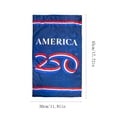 thumbnail image 2 of 250th Anniversary American Garden Flag 12x18 Inch Double Sided, 1776-2026 Patriotic USA Eagle Cross Flag Banner, 250 Years of Freedom Independence Day Outdoor Yard Porch Garden Decor, 2 of 5