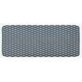 thumbnail image 1 of Japanese Kitchen Mat, Floral Detailed Circles with Lines Eastern Ornament Pattern, Plush Decorative Kitchen Mat with Non Slip Backing, 47" X 19", Charcoal Grey Dark Blue, by Ambesonne, 1 of 1