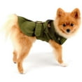 thumbnail image 2 of UOSIA Pet Trench Coat for Small Dogs Windproof Fashion Jacket Belted Dog Clothes, 2 of 8