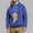 Blue, variant on TIMIFIS Mens Pet Carrier Hoodie Polka Dots Long Sleeve Hooded Sweatshirts Pullover Fall Winter Fashion Stylish Casual Comfy Kitten Cat Puppy Holder Kangaroo Pocket Drawstring Top Hoodies