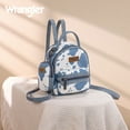 thumbnail image 5 of Wrangler Mini Backpack Cute Cow Print Backpack Purse for Women, Blue, 5 of 7
