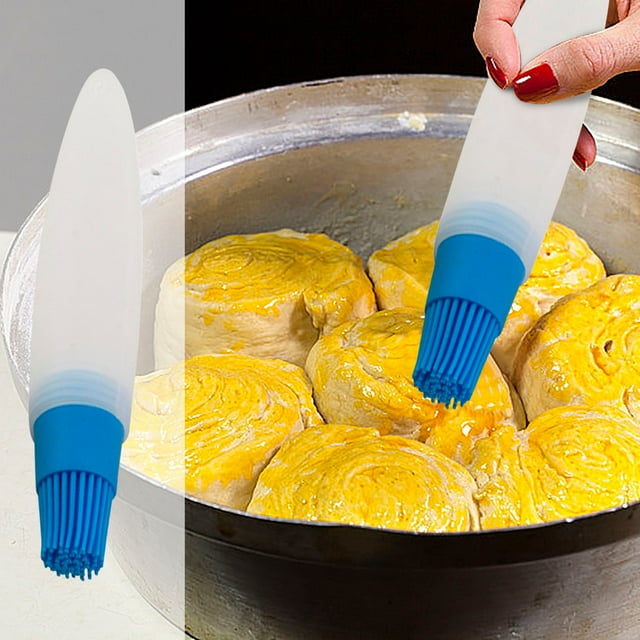 Brosse pour Bouteille d'Huile à Queue Pointue Brosse Multifonctionnelle pour Barbecue Brosse pour Bouteille d'Huile Brosse à Huile de Cuisine Brosse à Huile Outil de Barbecue de Cuisine