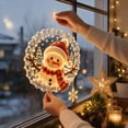 thumbnail image 5 of Christmas Window Decorations For Home, Festive Holiday Window Hanging Decor With Led Lighting, Glass Door And Window Decoration For Living Room, Entryway, Party And Christmas Celebration, 5 of 5