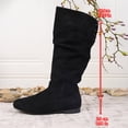 thumbnail image 2 of JUSLIO Winter Boots for Women,Mid Calf Boots Solid Color Low Heels Fashion Casual Comfort Lightweight Boots, 2 of 9