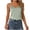 Light Green, variant on Womens Summer Tops Sexy V Neck Lace Trim Vest Top Adjustable Spaghetti Strap Camisoles Size 2XL