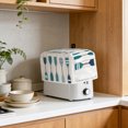 thumbnail image 3 of Toaster Cover 4 Slice, Dustproof Bakeware Oven Protector with Top Hook, Waterproof Small Kitchen Appliance Toasters Dust Cover, 12"x11"x8", 3 of 5