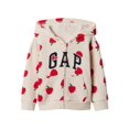 thumbnail image 1 of Sudadera con Capucha GAP para Bebés Niñas con Logo y Cierre Completo en Marfil 3 Años, 1 of 2