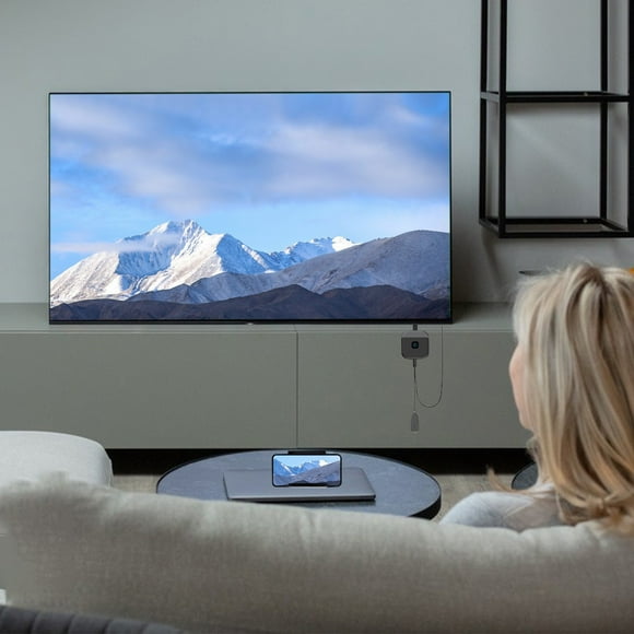 Mefallenssiah Mobile Tv Wireless Same Screen Device Horizontal and Vertical Screen Switching Full Screen Play Hd Projection