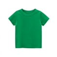 thumbnail image 5 of Bellafa 3-Pack Short Sleeve Little Boy & Girls T-Shirts Toddler Multicolor Cotton Tops Shirt Summer Beach Casual Tops Tee 1-9 Years Kids, 5 of 6