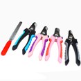 thumbnail image 2 of Flmtop Professional Pet Dog Cats Alloy Nail Pliers Scissor Trimmer Clipper + File Set, 2 of 8