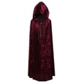 thumbnail image 1 of Kids Halloween Hooded Robe Cloak Cape Magical Party Dress Up Outfit, 1 of 4