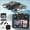 Black, variant on Shetay Transparent Arm Folding Aerial Drone with 1080P Camera, 4.5Inch Screen Remote Control Brushless Motor And Cool LED Lights Drones 2.4G RC Quadcopter Hold Obstacle Avoidance