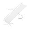 thumbnail image 2 of Milisten 6Ud Fabric Sample Organizer White Hanging Rack for Textile Store and Retail Sample Management, 2 of 8
