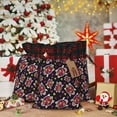 thumbnail image 6 of Rocae Ladybug Print Christmas Drawstring Linen Gift Bag with Drawstrings Treat Bag Goody Present Bags for Christmas Party Favor, 6 of 8