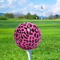 thumbnail image 2 of Pink Leopard Print Golf Balls – Set of 12 Novelty Golf Balls | Quality Unique Gift for Women, Golfers, Bachelorette Parties, Birthdays, 2 of 4