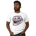 thumbnail image 4 of Troll Face You Mad Meme Big Smiley Men's Graphic T Shirt Tees Brisco Brands X, 4 of 4