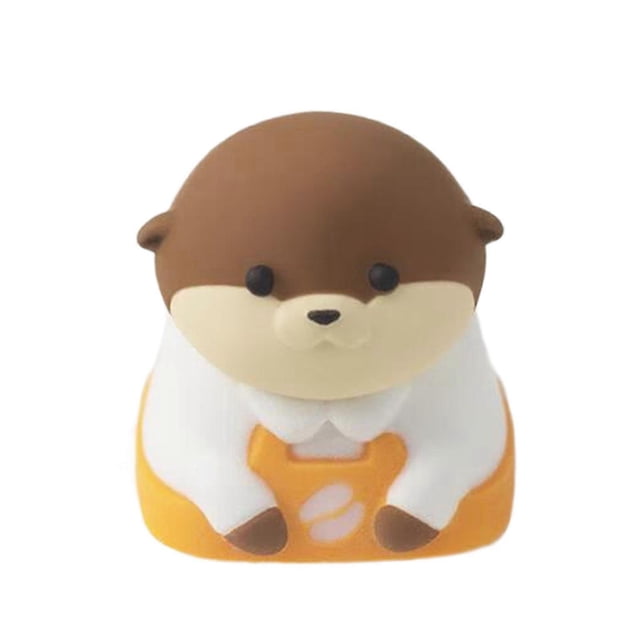 Handcrafted Capybara Resin Keycaps Highly Glossys Finish Ergonomic designs Key Caps For Mechanical Keyboards Enthusiasts Multicolor